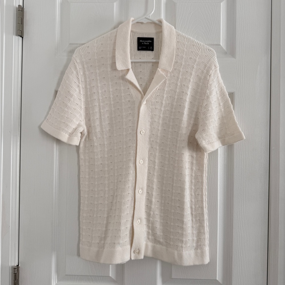 Abercrombie Button Down Sweater - image 2